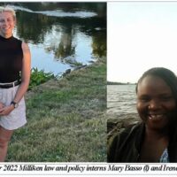 FLOW Welcomes Milliken Law and Policy Interns, Mary Basso and Irene Namae